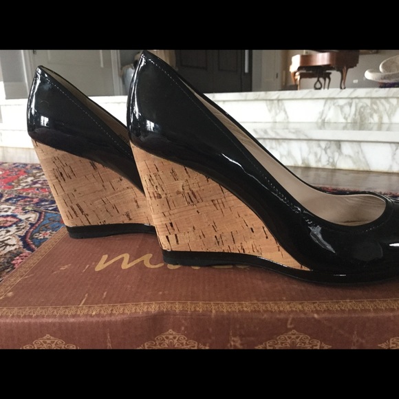 Prada cork wedges Patent Black 37 - Picture 3 of 4